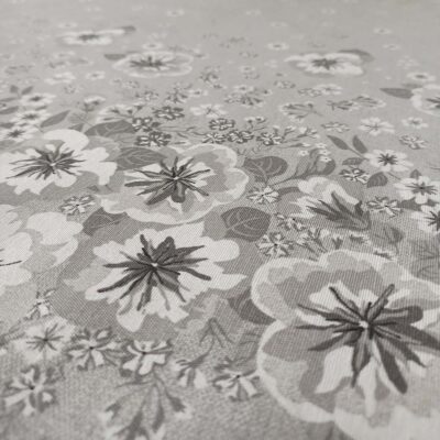 Flores. Mantel de mesa estampado loneta Algodón